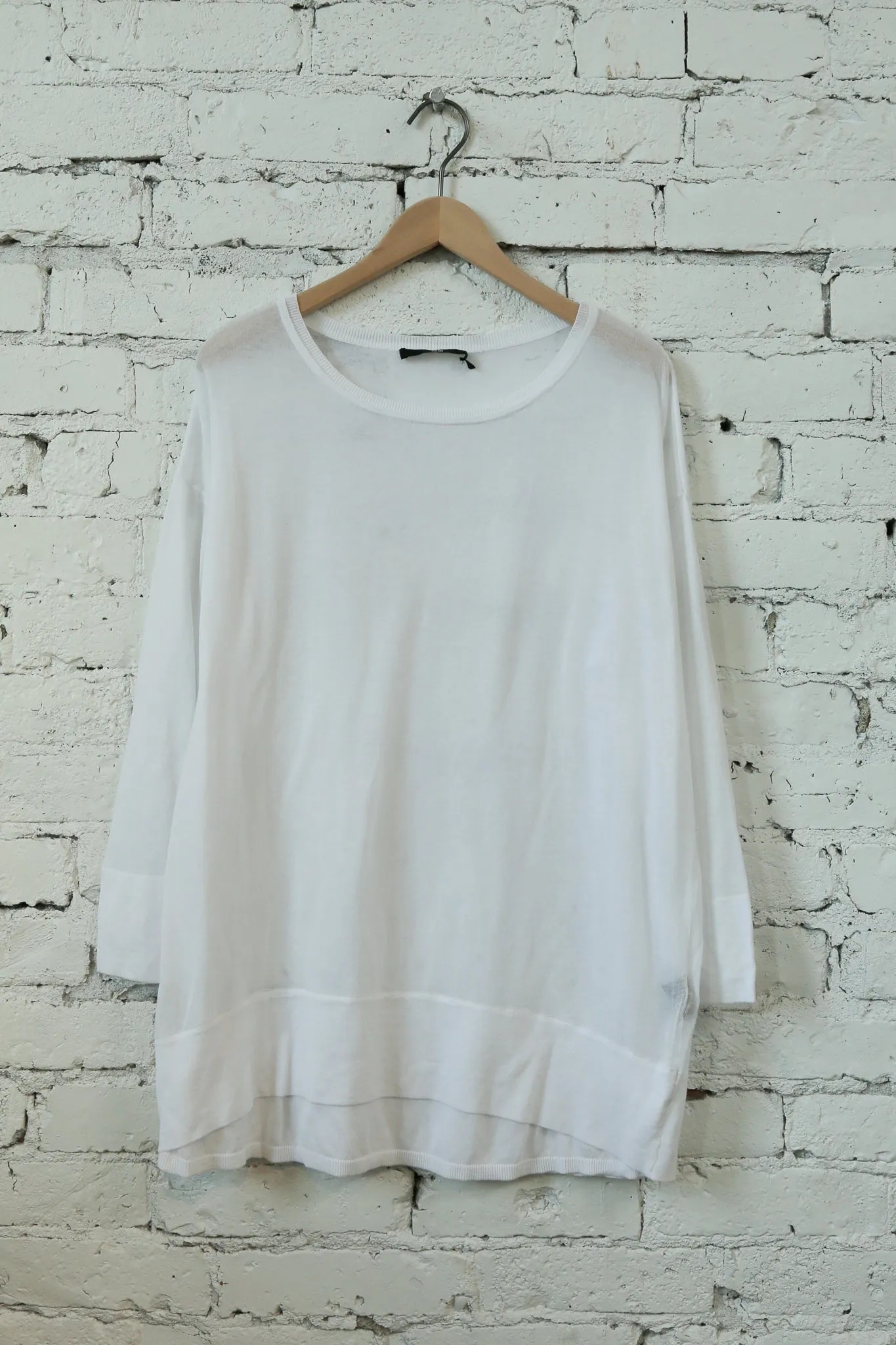 3/4 SLEEVE CREW NECK TOP