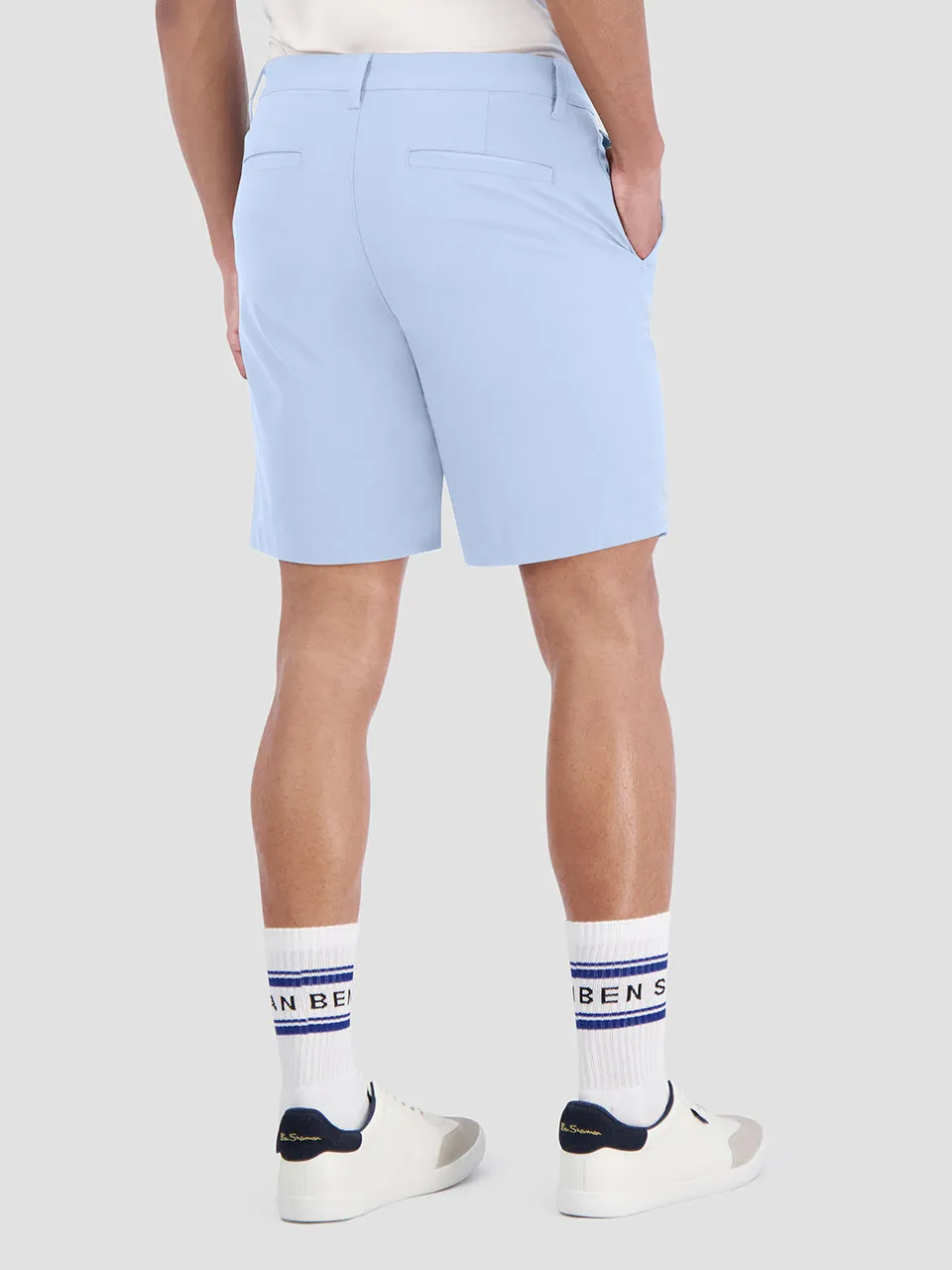 4Way Stretch Tech Shorts - Light Blue