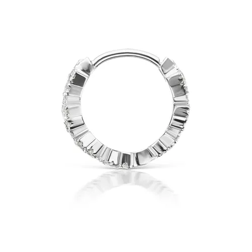 8mm Diamond Constellation Eternity Ring by Maria Tash in 18K White Gold