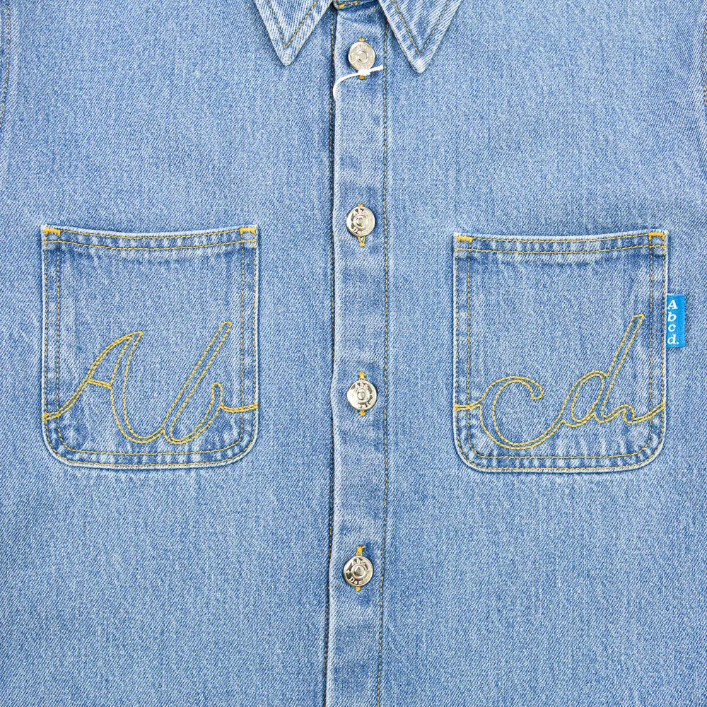 Abcd. Denim Work Shirt (Light Blue)