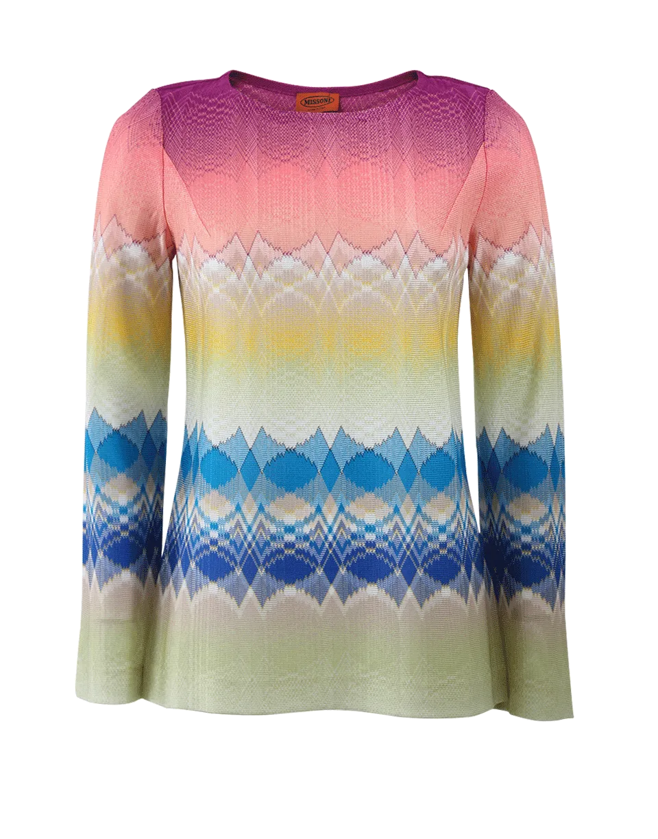 Abstract Long Sleeve Shirt