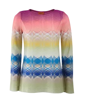 Abstract Long Sleeve Shirt