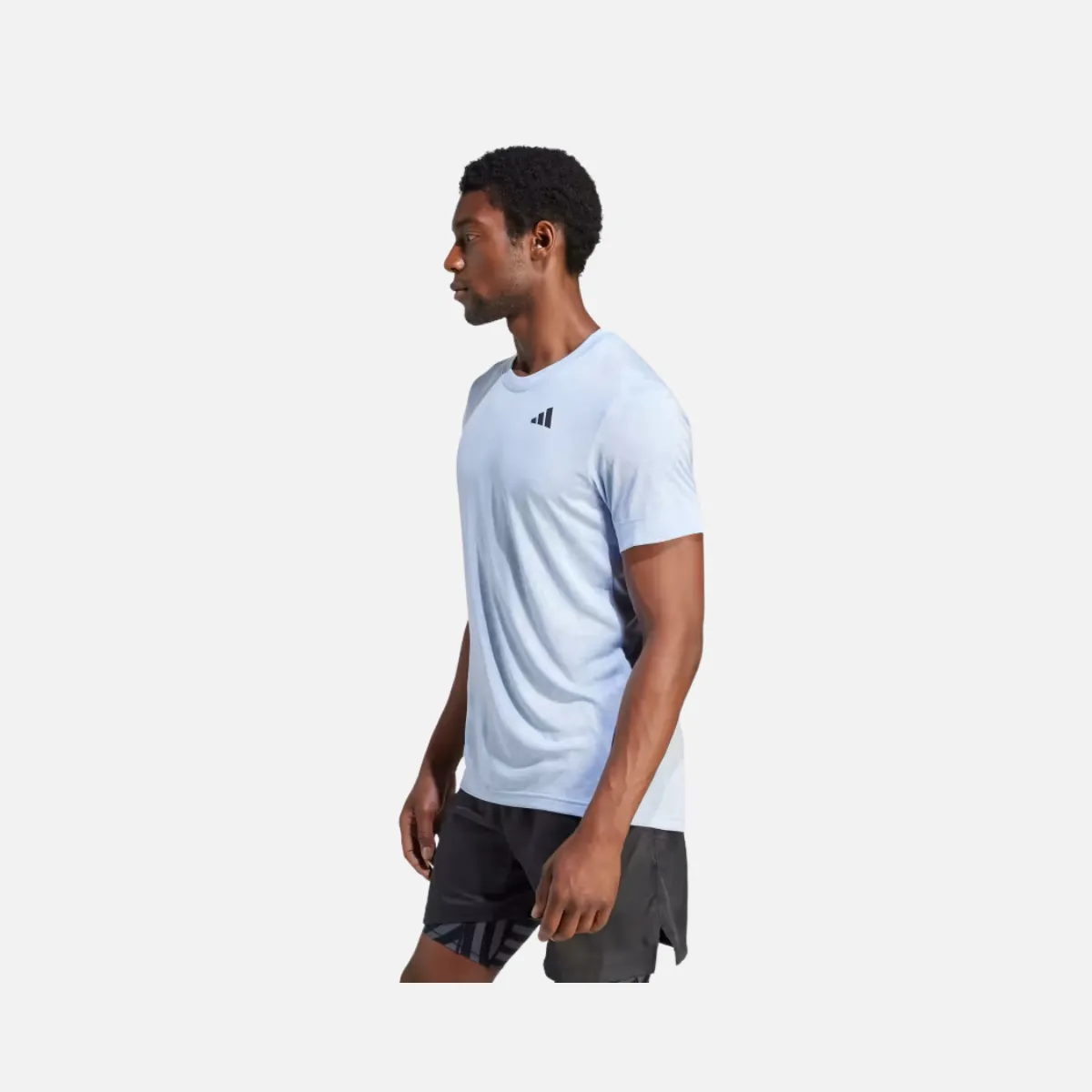 Adidas Tennis Freelift Men's T-shirt -Blue Dawn