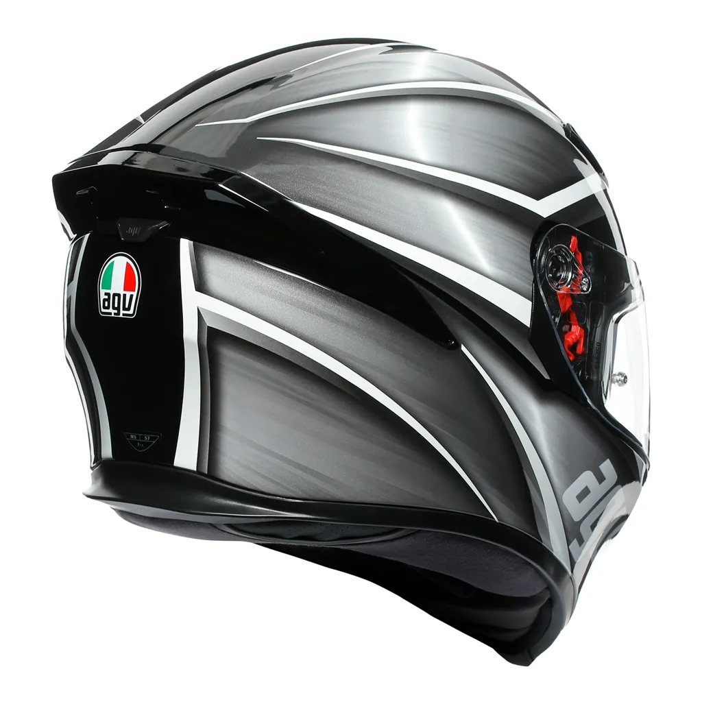 AGV K5-S - Tempest, Black / Silver