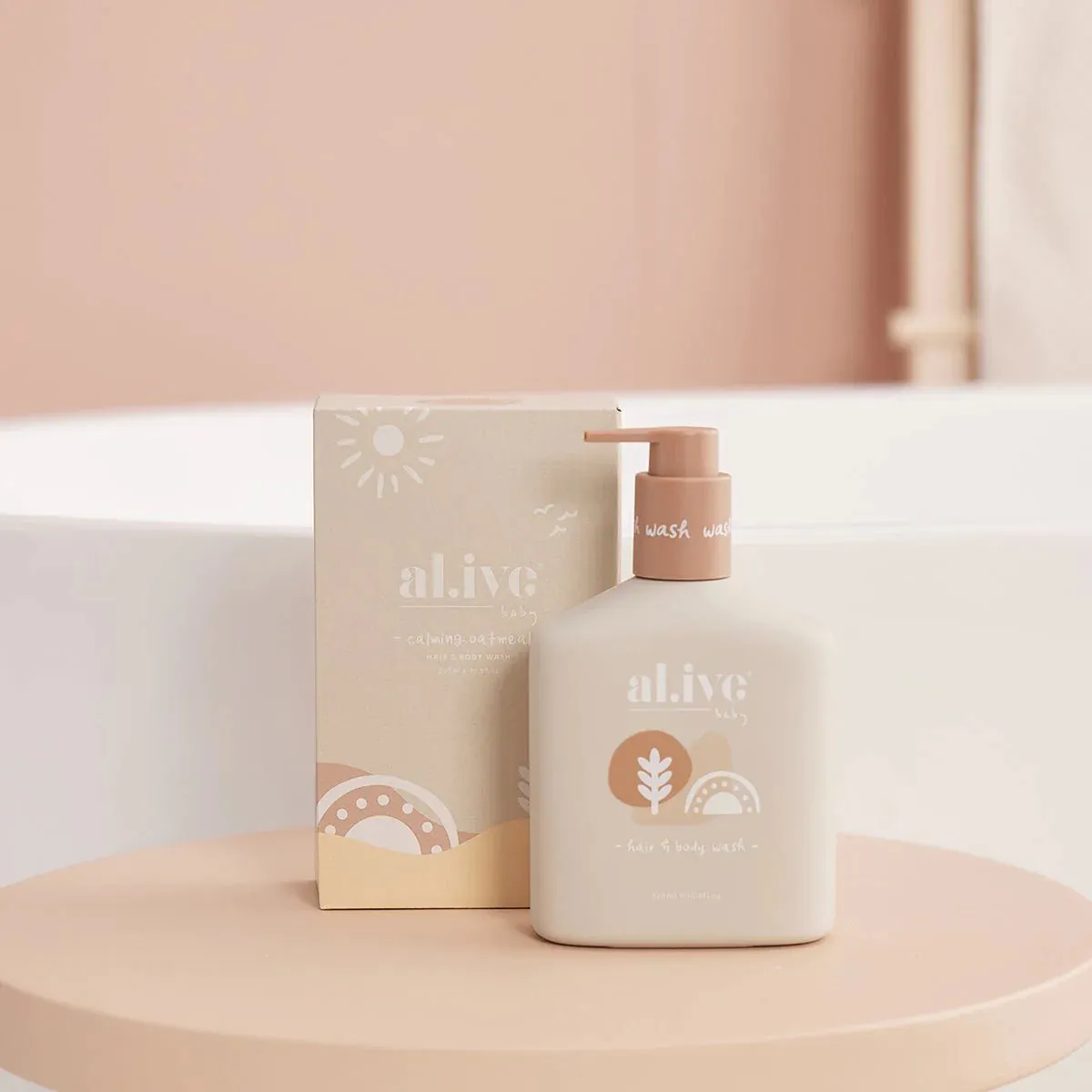 Al.ive Baby Hair & Body Wash - Calming Oatmeal