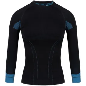 Alpinus Women Thermoactive Sweatshirt Tactical Base Layer - Black/Blue