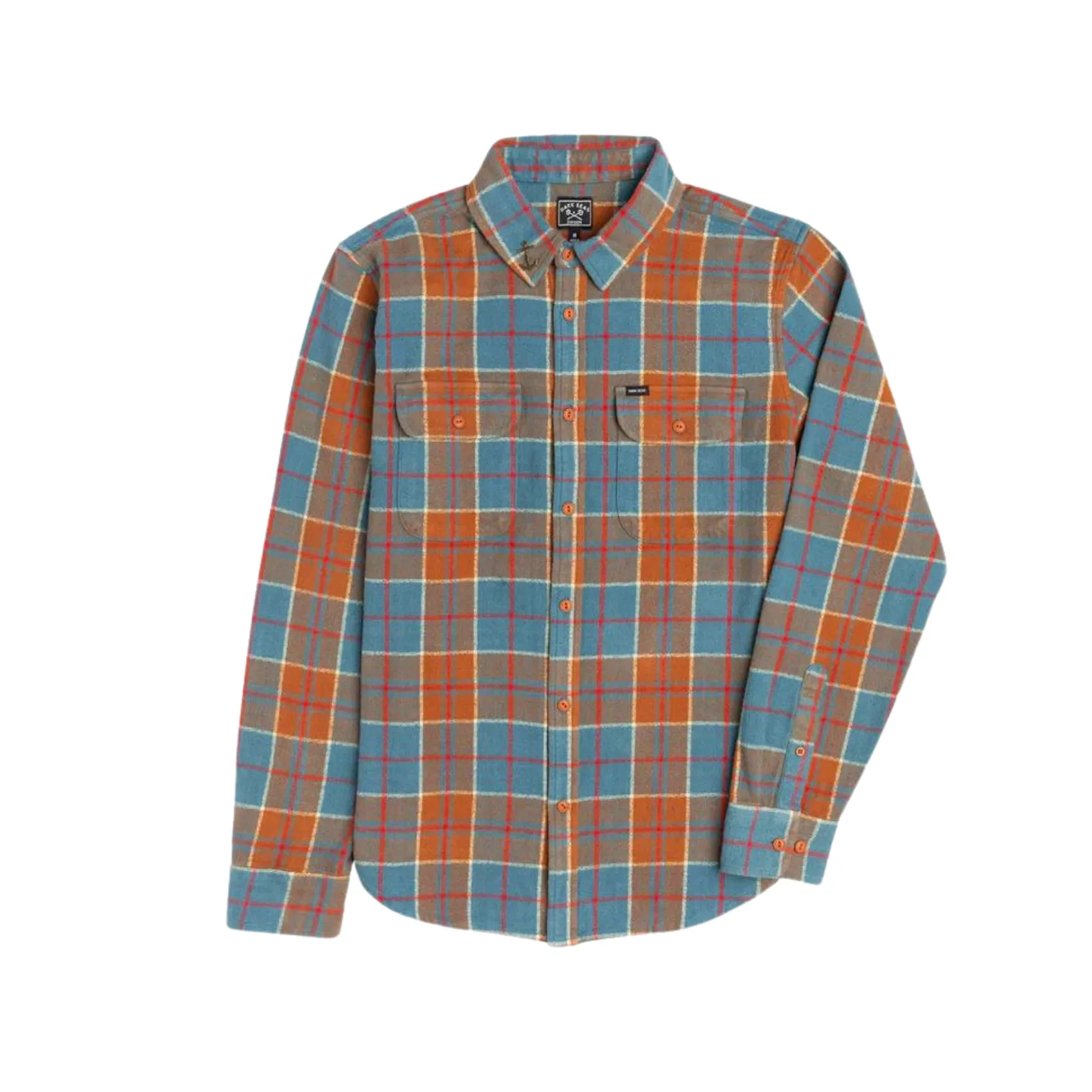 Alta Loma LS Shirt - Blue/Brown