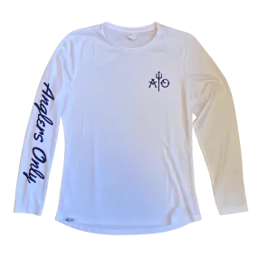 Anglers Only Women's Trident Tech Top - White