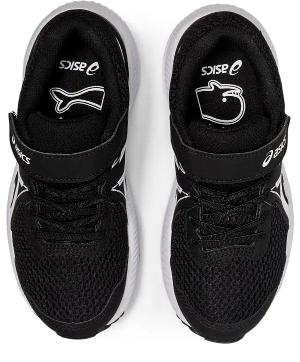 Asics Contend 7 PS Kids Black White   