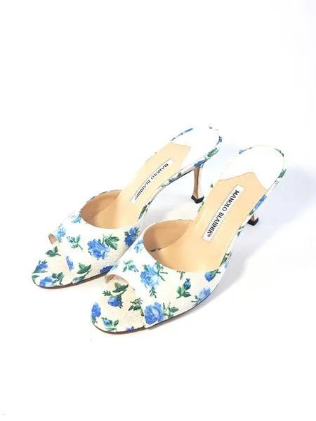 Astuta Blue Rose Slide Sandals