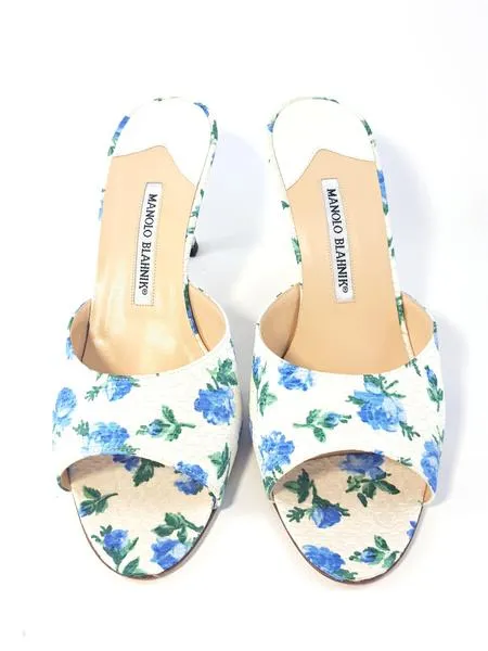 Astuta Blue Rose Slide Sandals