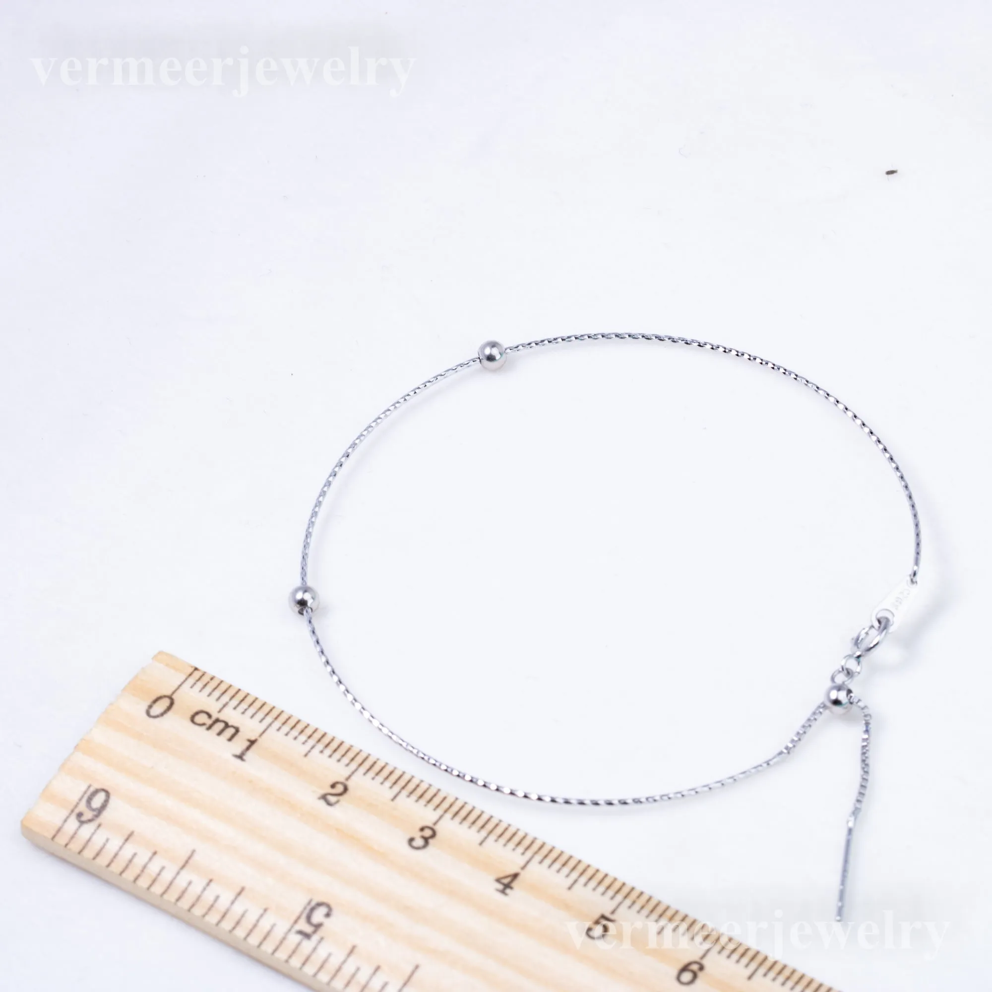 b040226  DIY 7-8mm Natural Freshwater pearl bracelet accessory 925 sterling silver adjustable chain bracelet for women