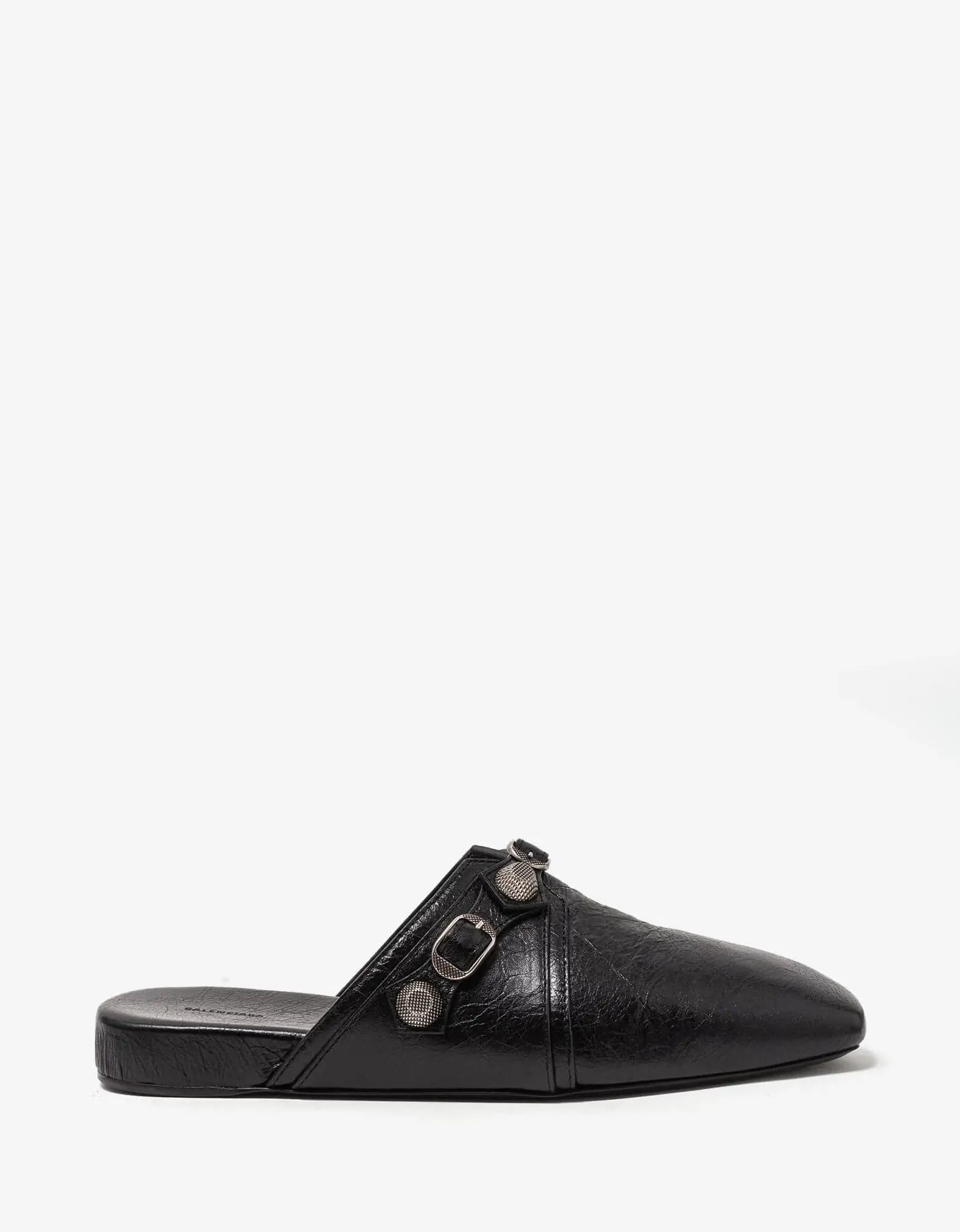 Balenciaga Black Cosy Cagole Mule