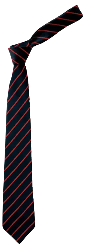 Barbara Priestman Academy Black & Red Stripe Tie