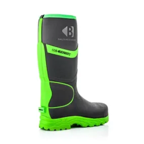 BBZ8000 Buckbootz S5 360° High Visibility Neoprene/Rubber Safety Wellington Boot with Ankle Protection - Ultimate Safety Wellington Boot