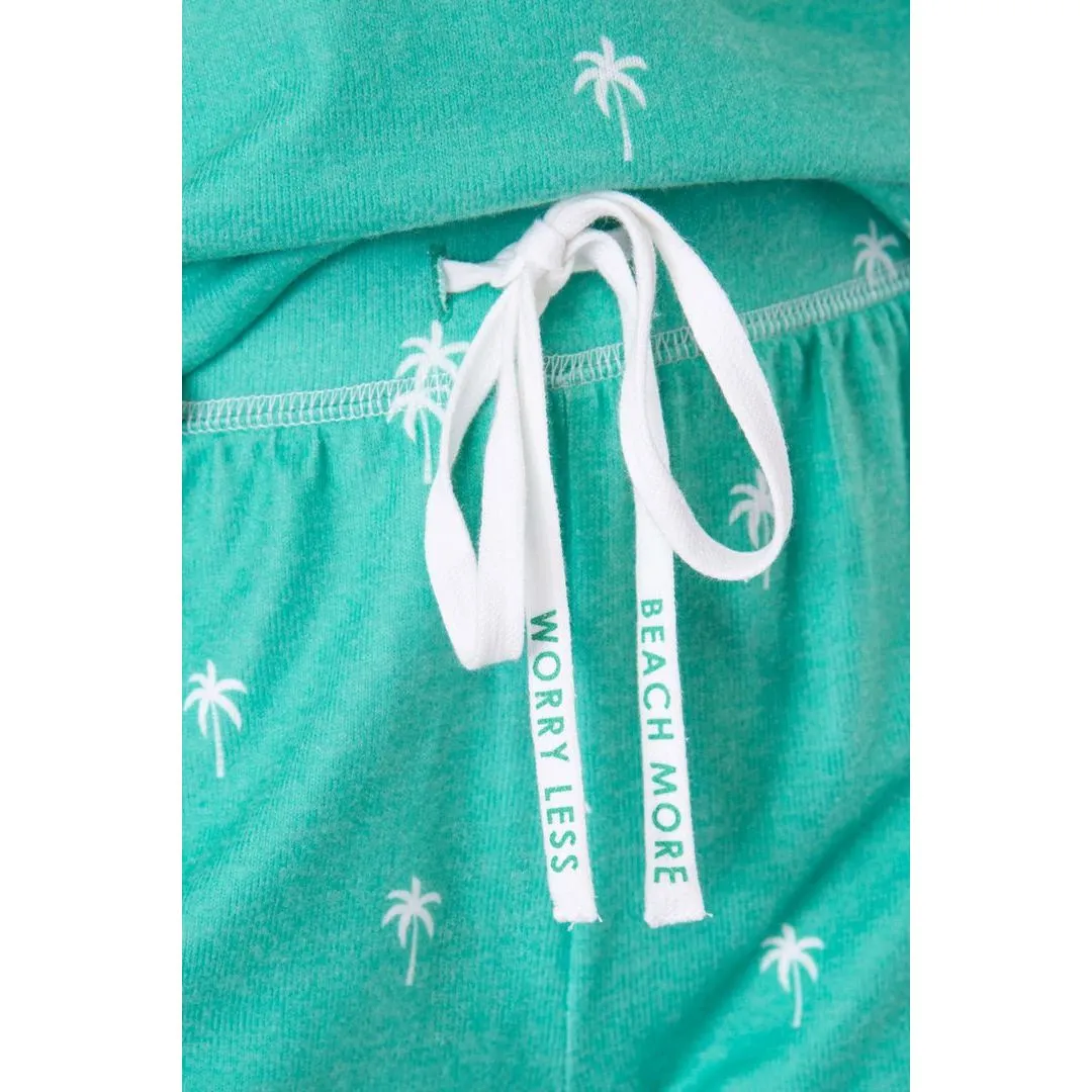 Beach More Worry Less - Shorts - Green