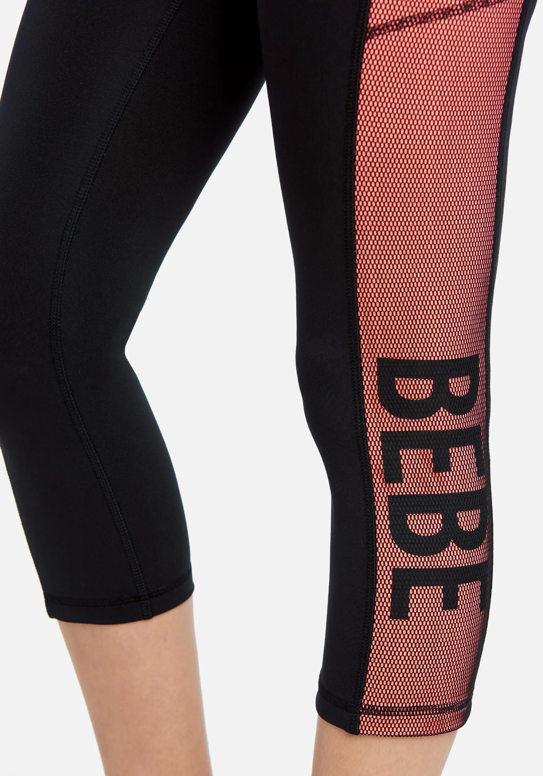 Bebe Sport Net Mesh Capri Legging