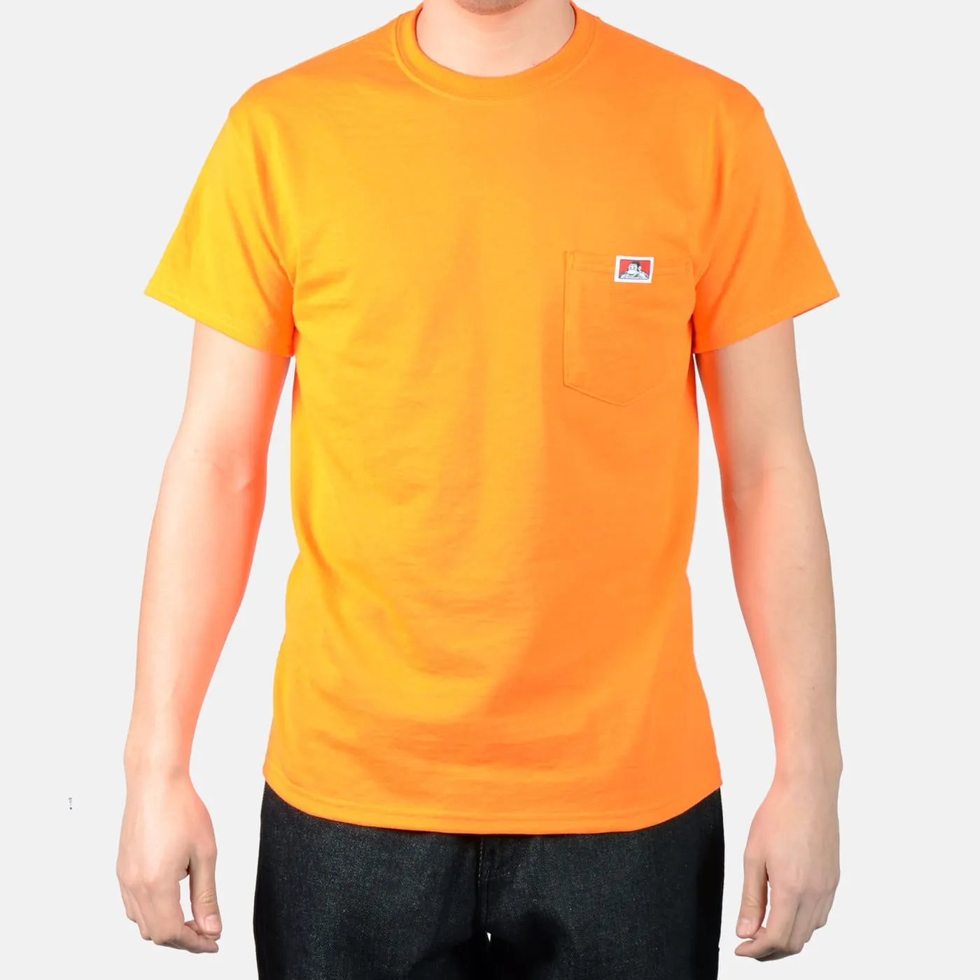 Ben Davis Men's Pocket T-Shirt_Orange