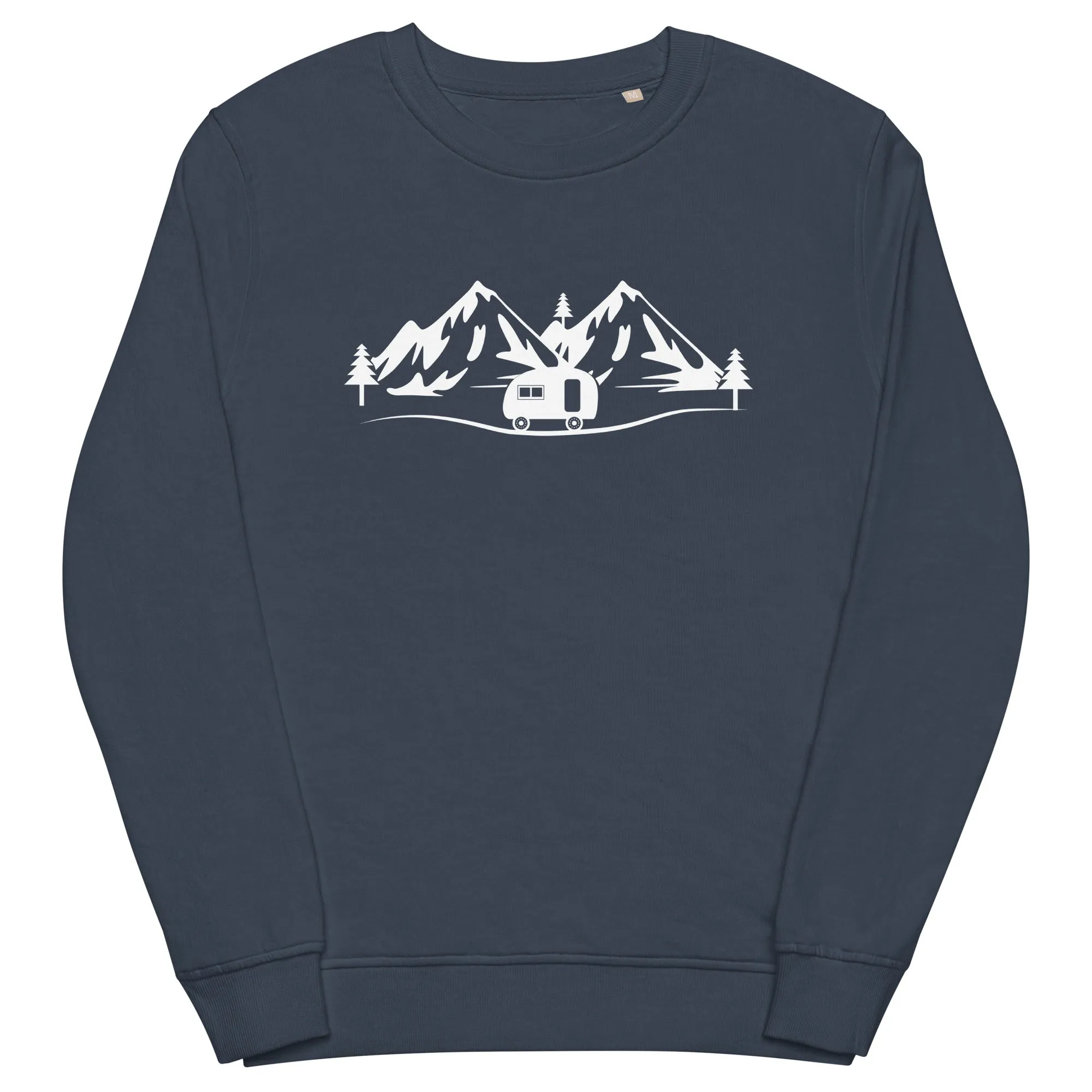 Berge - Camping Caravan - (11) - Unisex Premium Organic Sweatshirt