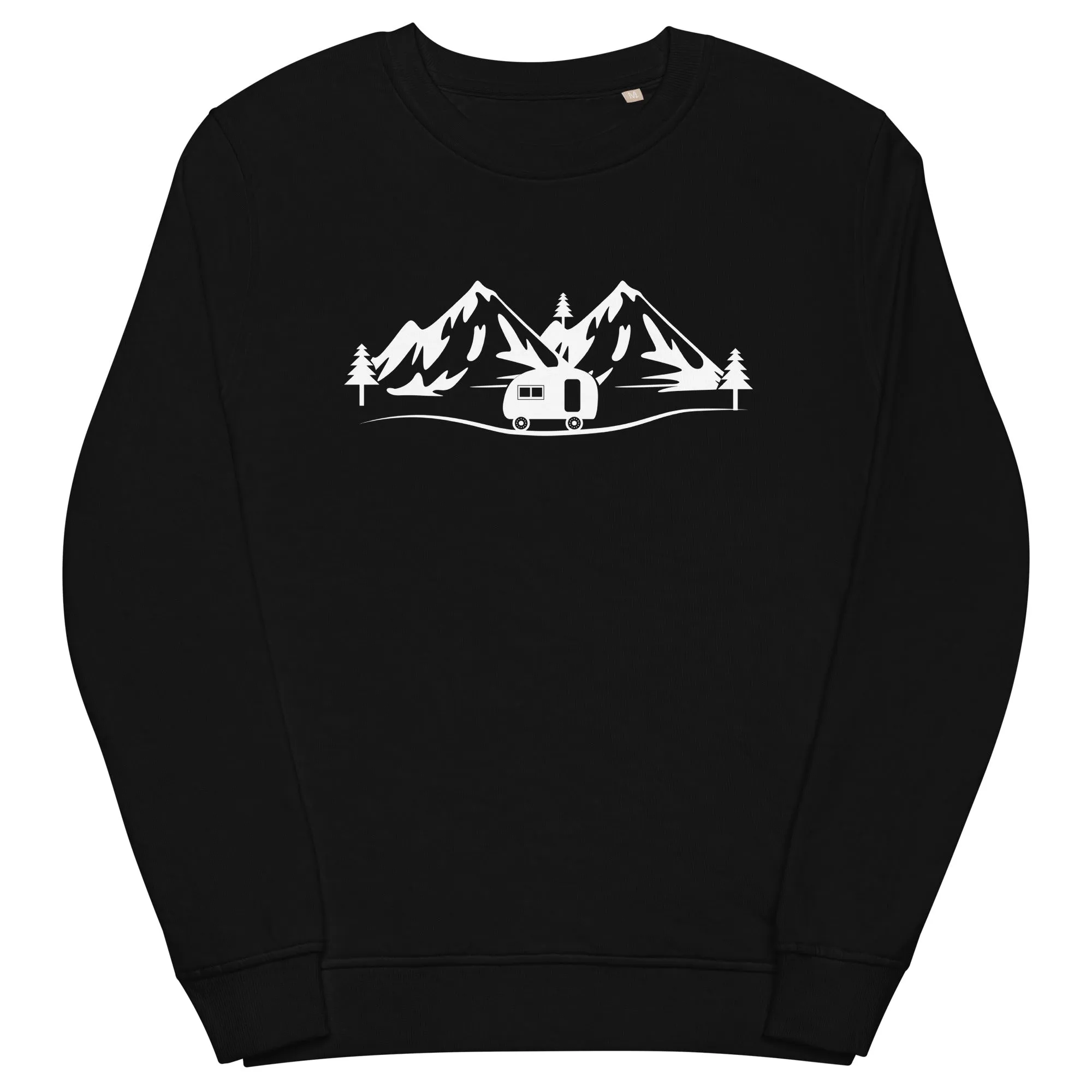 Berge - Camping Caravan - (11) - Unisex Premium Organic Sweatshirt