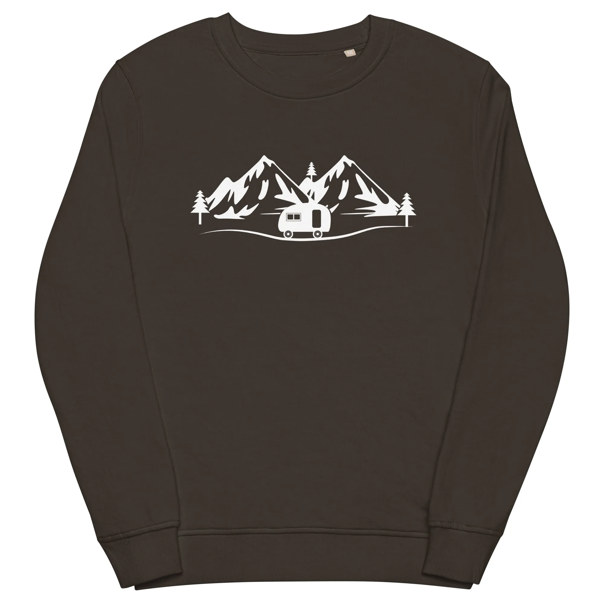 Berge - Camping Caravan - (11) - Unisex Premium Organic Sweatshirt