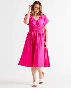 Betty Basics Carrie Dress Miami Pink