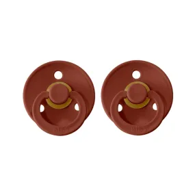 Bibs Dummies Twin Pack - Rust