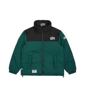 BILLIONAIRE BOYS CLUB X FIRST DOWN REVERSIBLE BUBBLE DOWN JACKET - GREEN