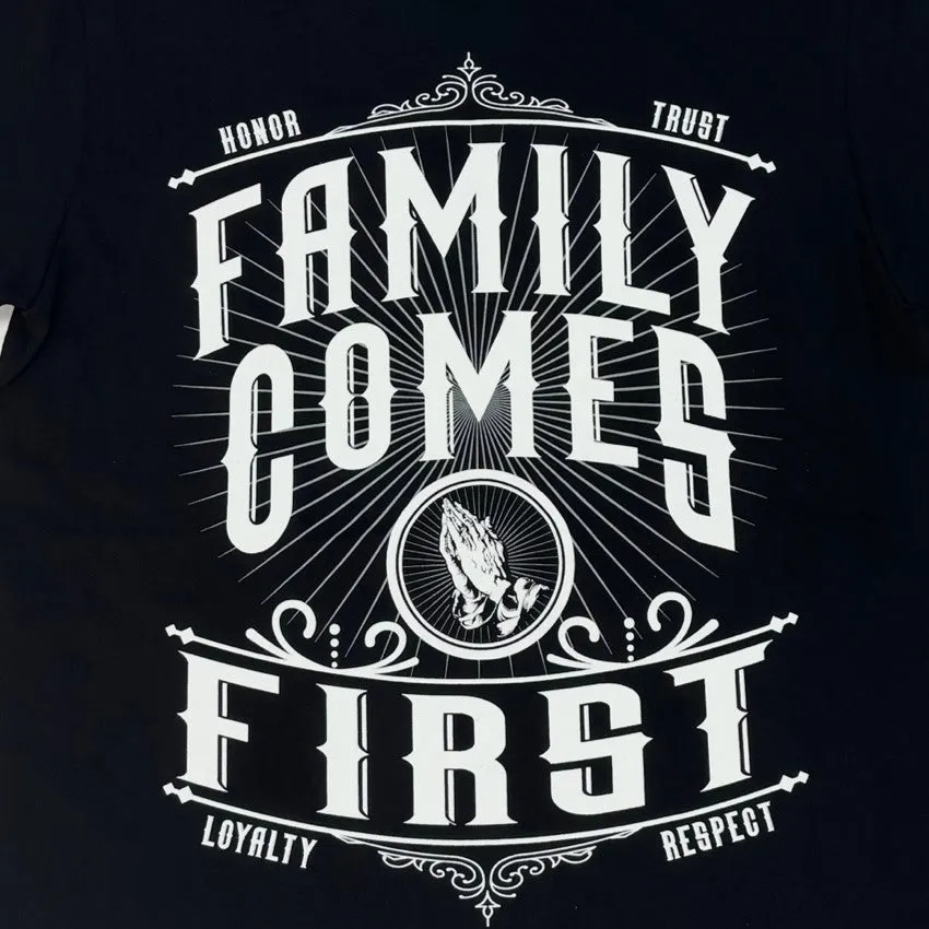 BILLIONAIRE Family Comes First Heavyweight Graphic T-shirt