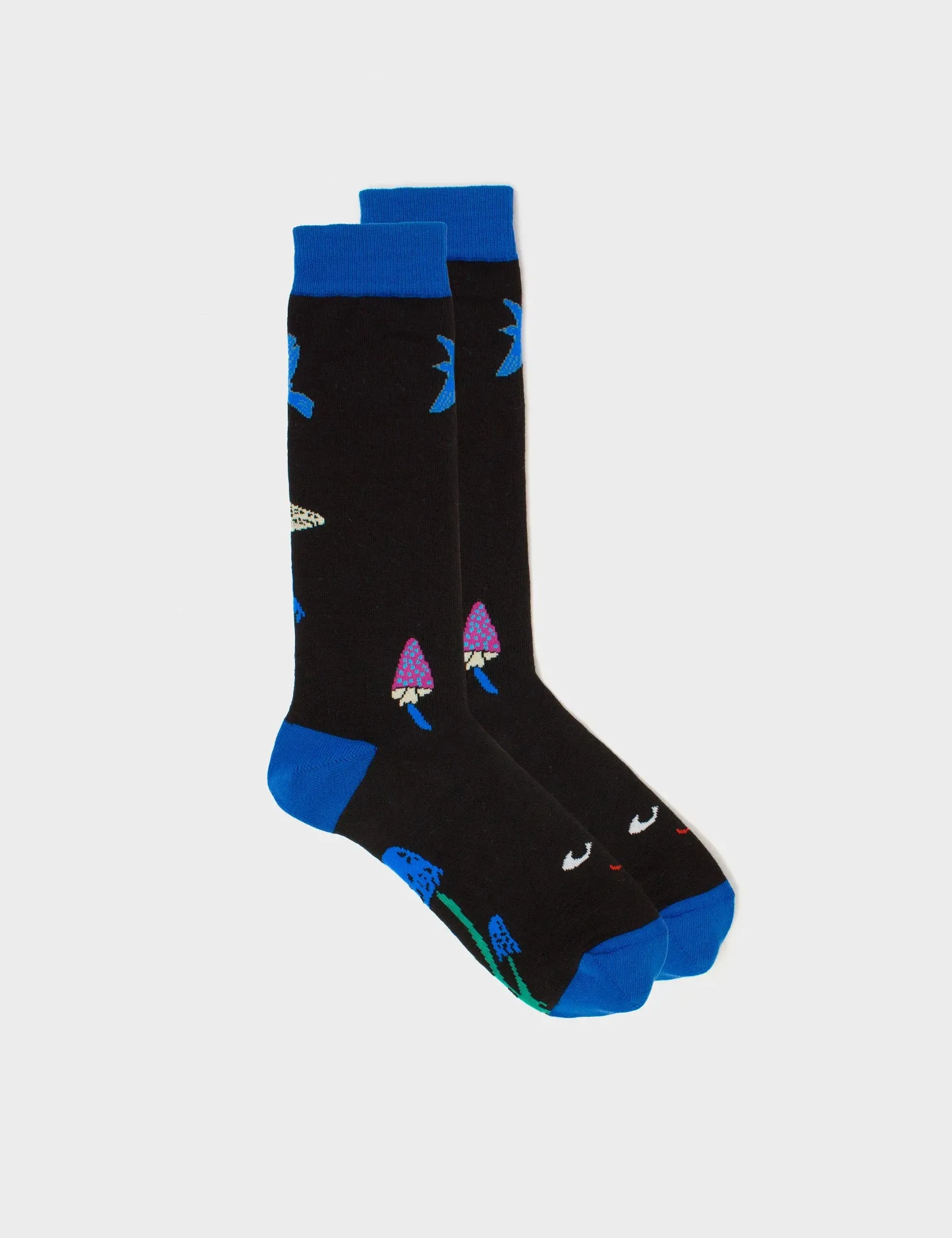 Black and Blue Socks - Woodlands