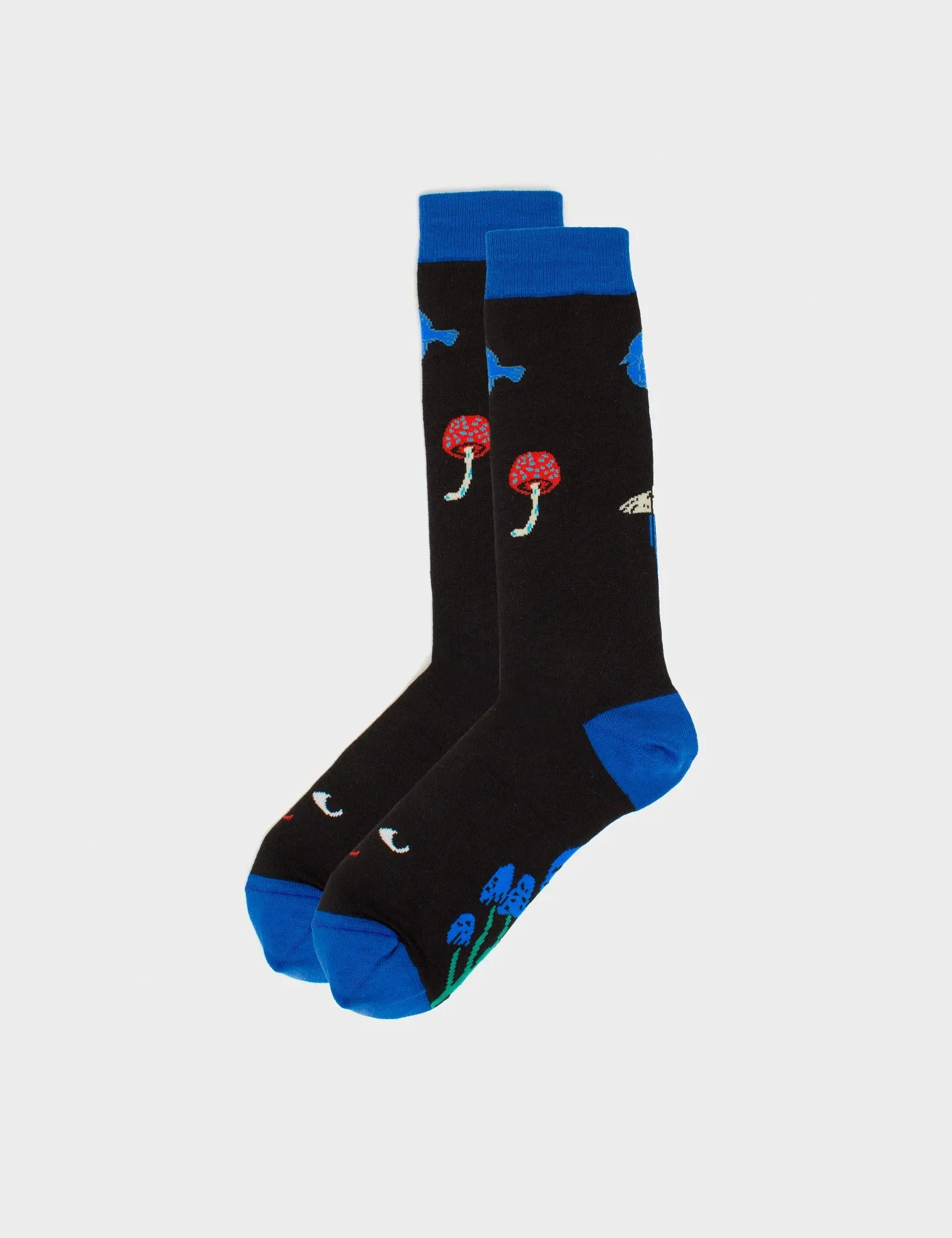 Black and Blue Socks - Woodlands