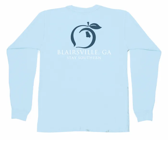 Blairsville, GA Hometown Long Sleeve Pocket Tee