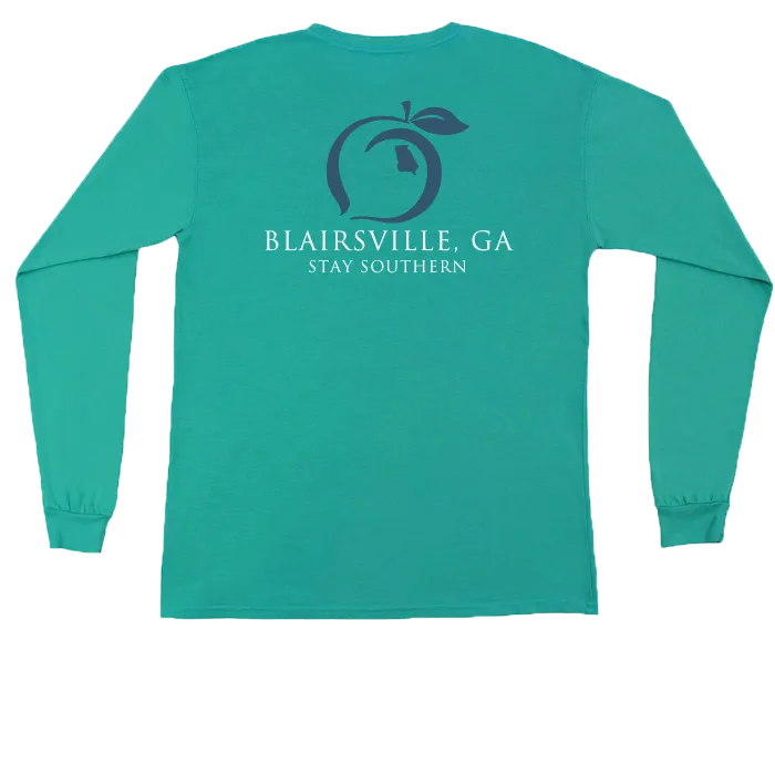 Blairsville, GA Hometown Long Sleeve Pocket Tee