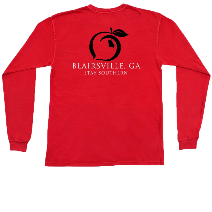 Blairsville, GA Hometown Long Sleeve Pocket Tee