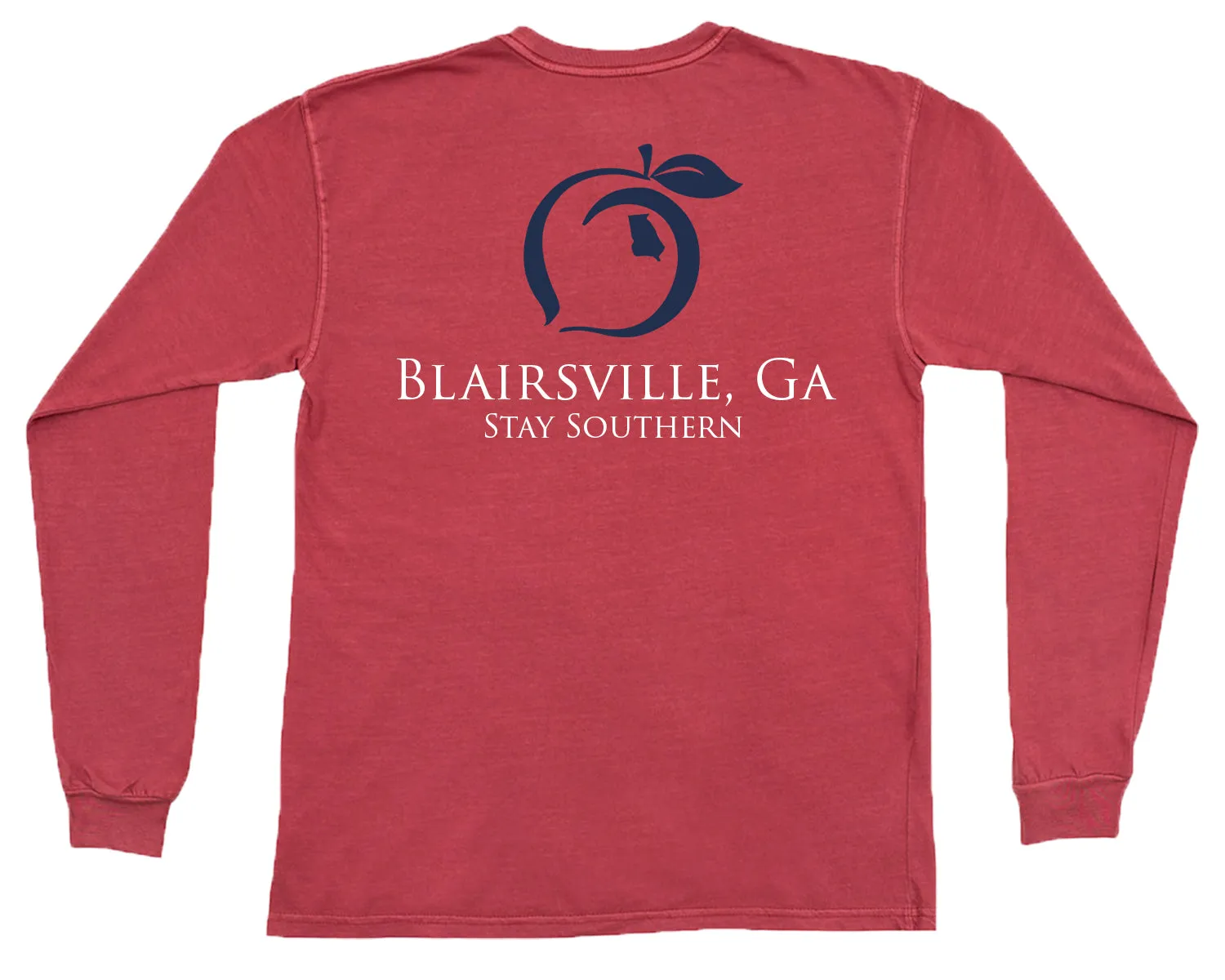 Blairsville, GA Hometown Long Sleeve Pocket Tee