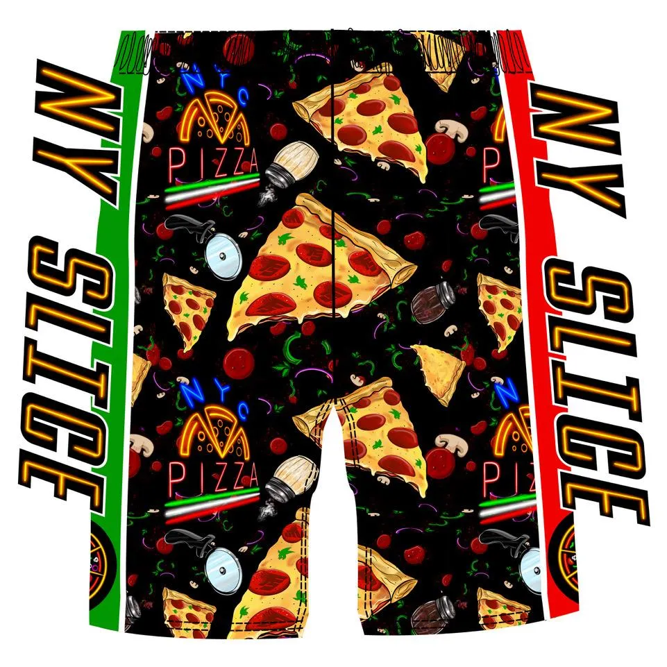 Boys NY Pizza Slice Attack Short