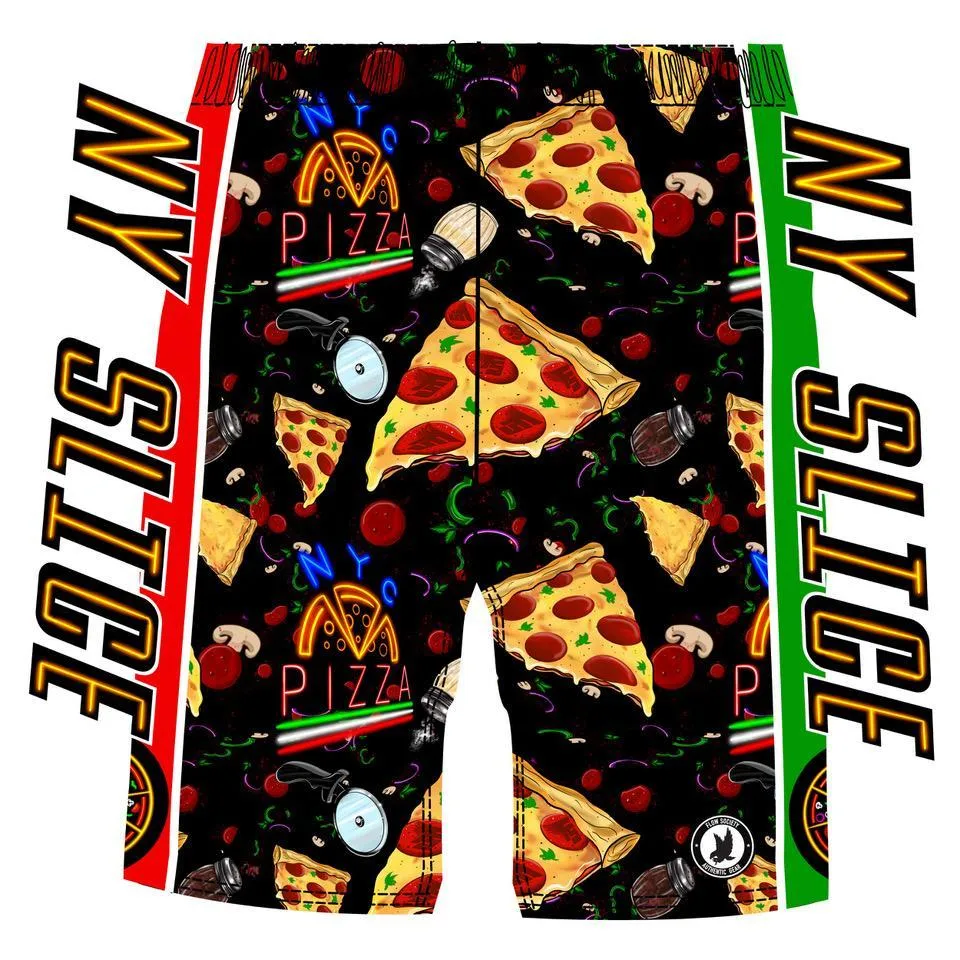 Boys NY Pizza Slice Attack Short