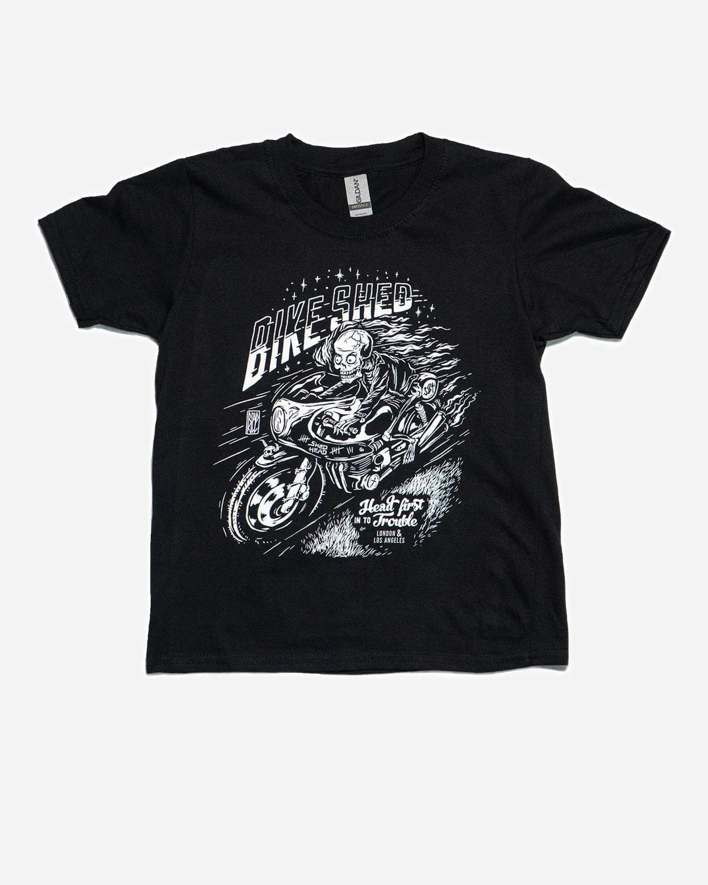 BSMC Kids 'Shed Head' T Shirt - Black