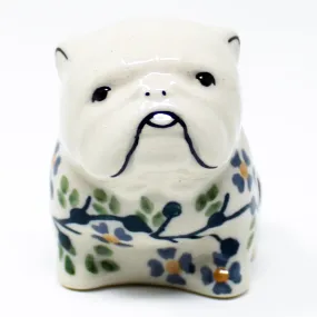 Bulldog-Miniature in Blue Meadow