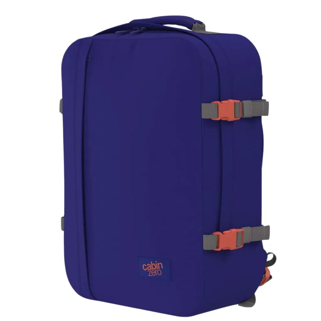 CabinZero Classic 44L Lightweight Carry On Backpack - Neptune Blue