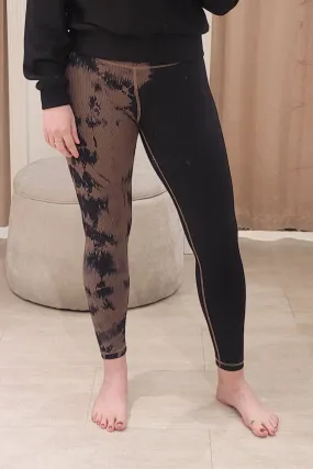 Campbell 7/8 Legging in Truffle   Black