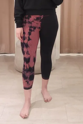 Campbell Midi Legging in Arizona   Black