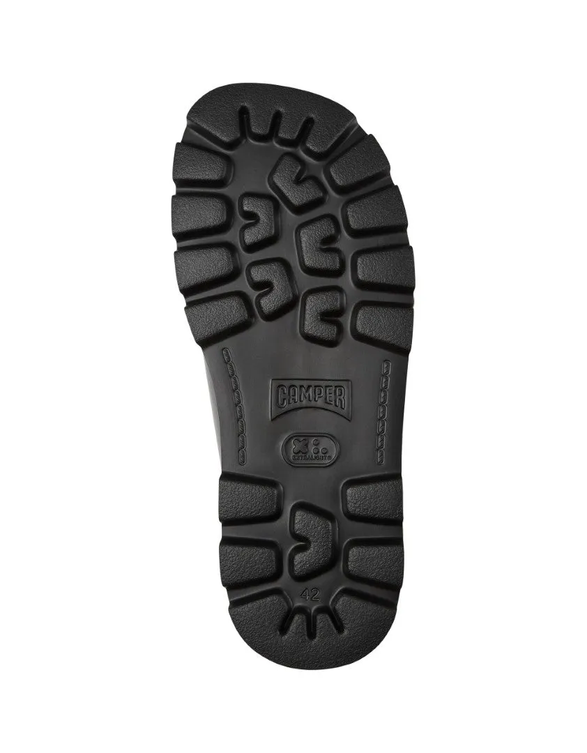 Camper Brutus Sandal Black leather sandals for men   