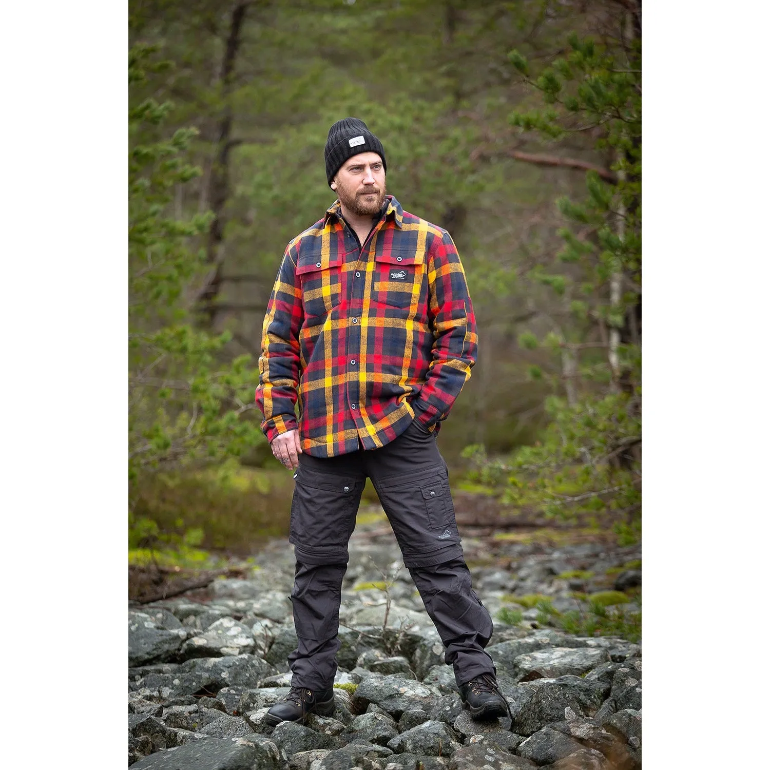 Canada Flannel Long-Sleeve Men's (Navy)