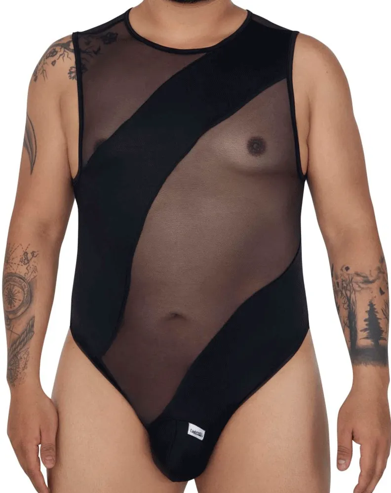 Candyman 99699x Mesh Bodysuit Black