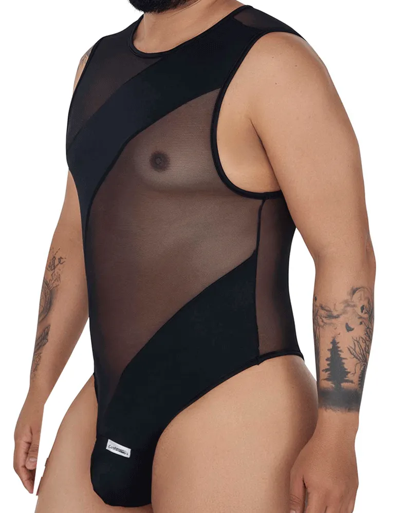 Candyman 99699x Mesh Bodysuit Black