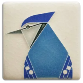 Charley Harper 3x3 Blue Jay Art Tile