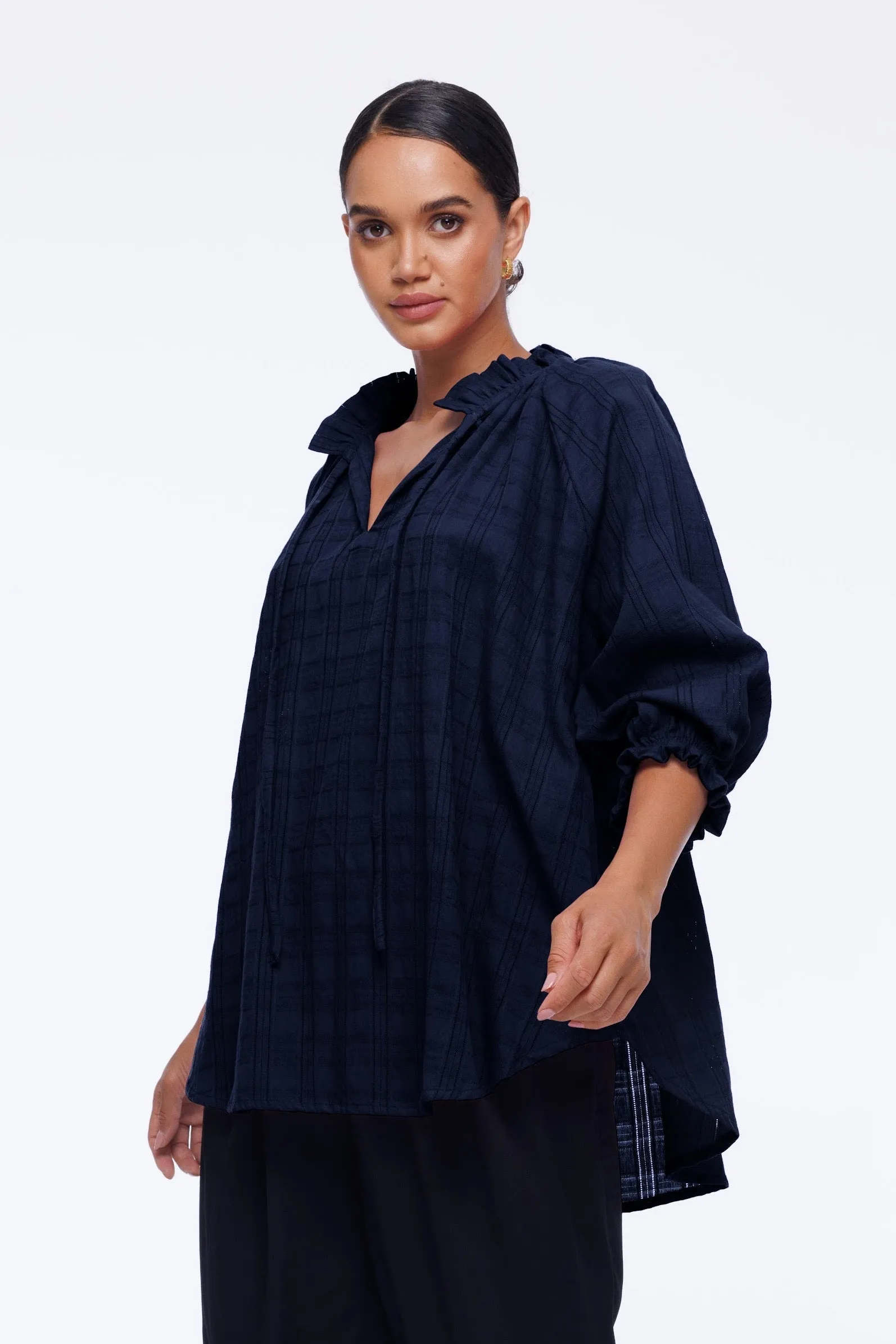 Charlotte Top - Indigo