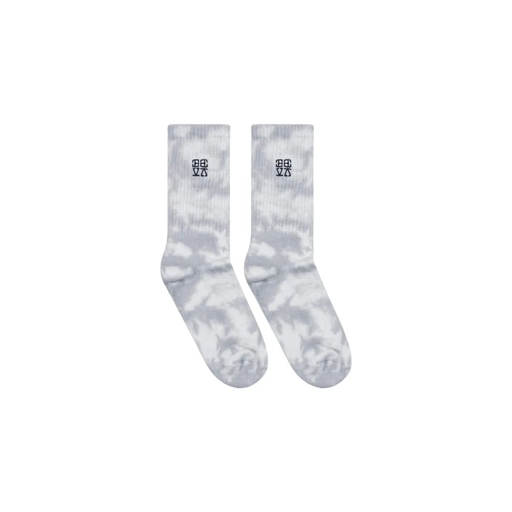 Deva States Socks "Tie Dye Black"