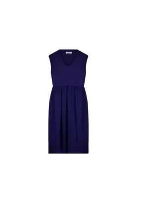 DL Ayna S/slv Navy Dress